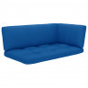 Sofa 2-os. z palet, z poduszkami, impregnowane drewno sosnowe