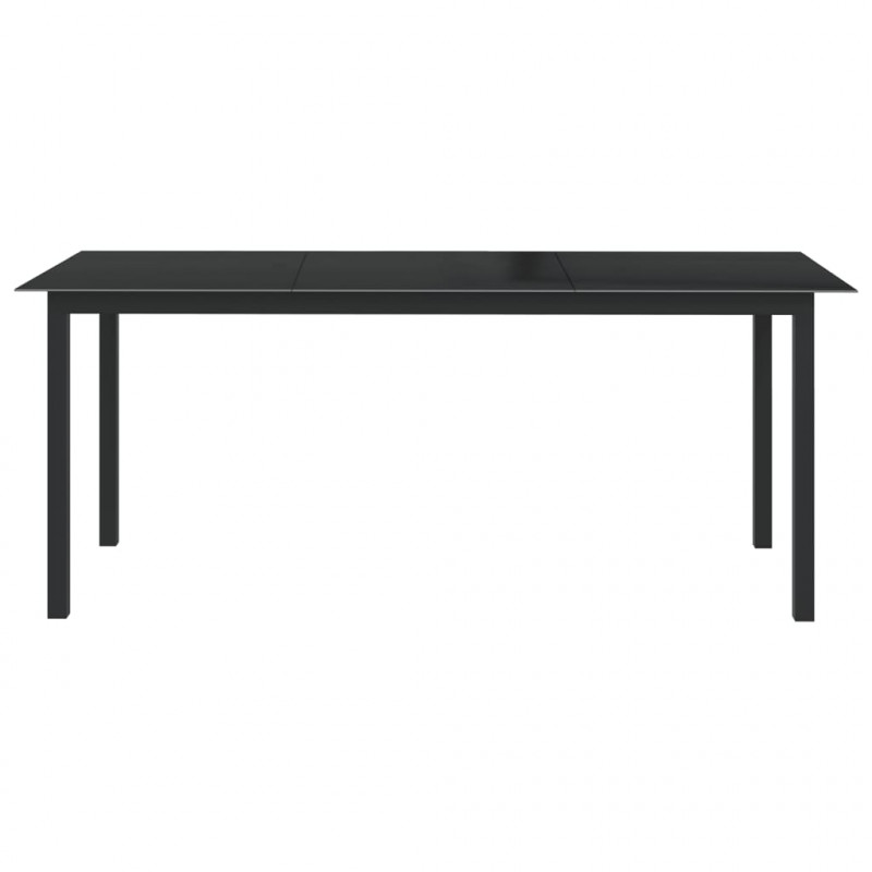 9-częściowy zestaw mebli ogrodowych, aluminium, antracytowy