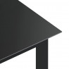 9-częściowy zestaw mebli ogrodowych, aluminium, antracytowy