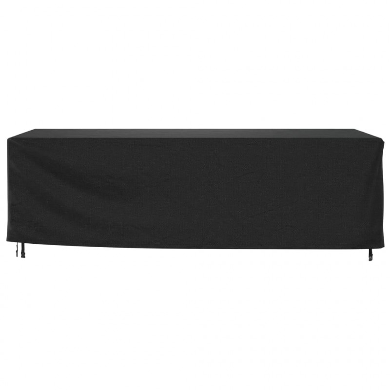 Pokrowiec na meble ogrodowe, czarny 300x140x90 cm, wodoszczelny