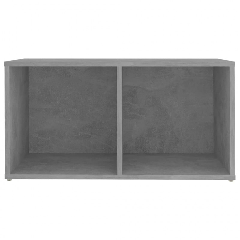 Szafki TV, 2 szt., szarość betonu, 72x35x36,5 cm, płyta wiórowa