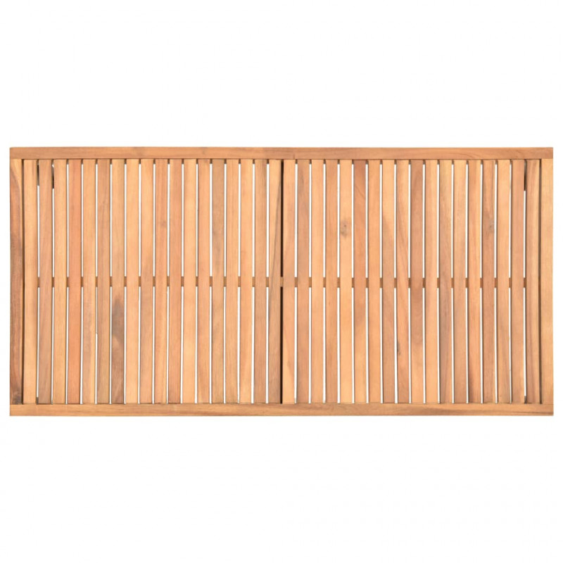 Ogrodowy stolik kawowy, 110x55x36 cm, lite drewno akacjowe