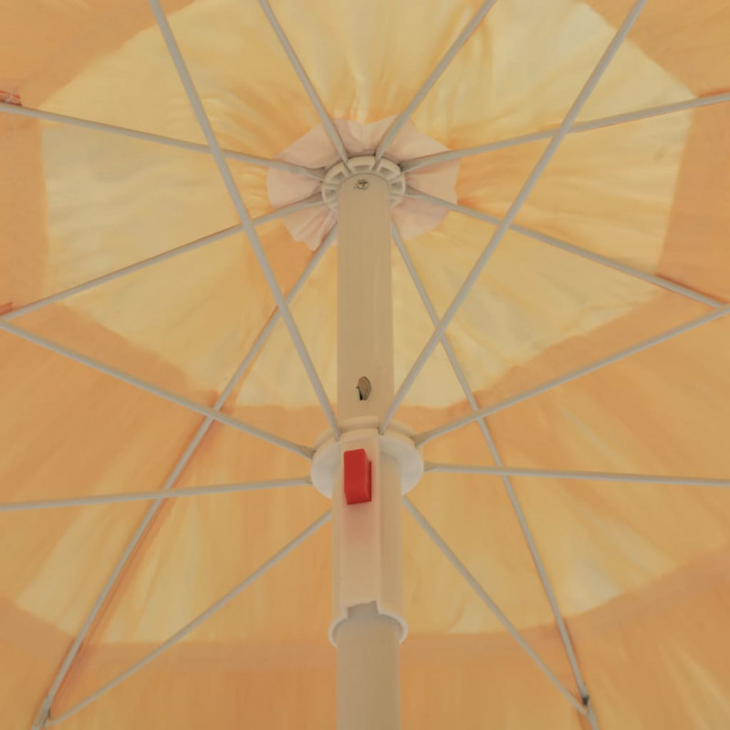 Parasol plażowy w stylu hawajskim, naturalny, 180 cm