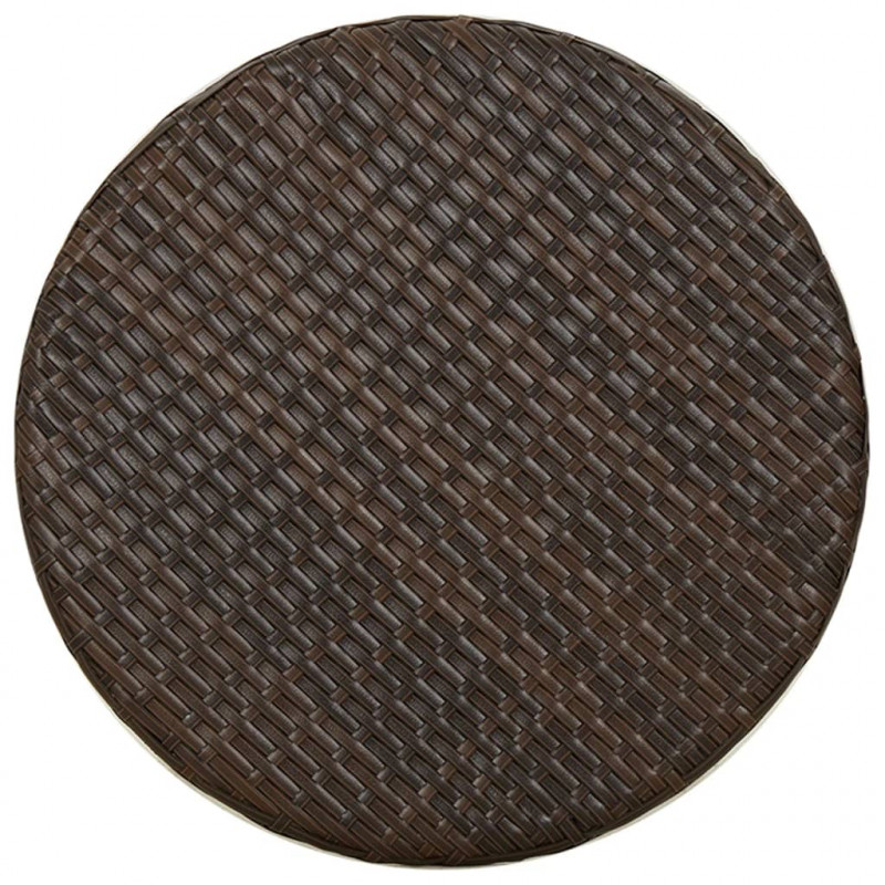 Stolik herbaciany, brązowy, 45 cm, polirattan