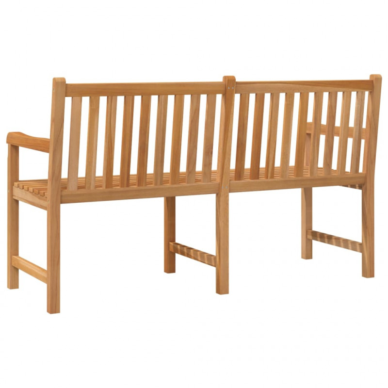 Ławka ogrodowa, 150 cm, lite drewno tekowe