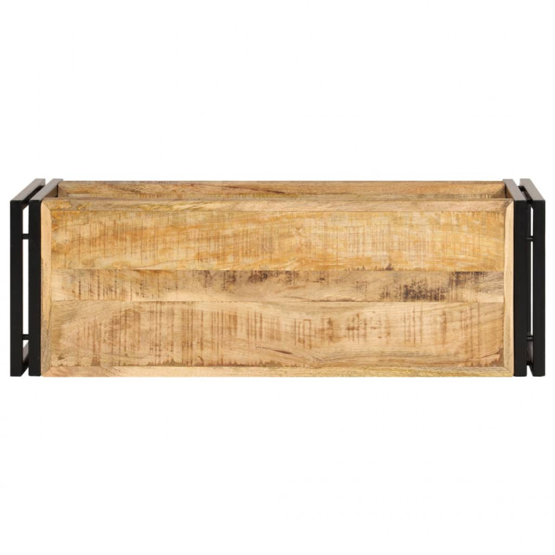 Szafka pod TV, 90x30x40 cm, lite drewno mango