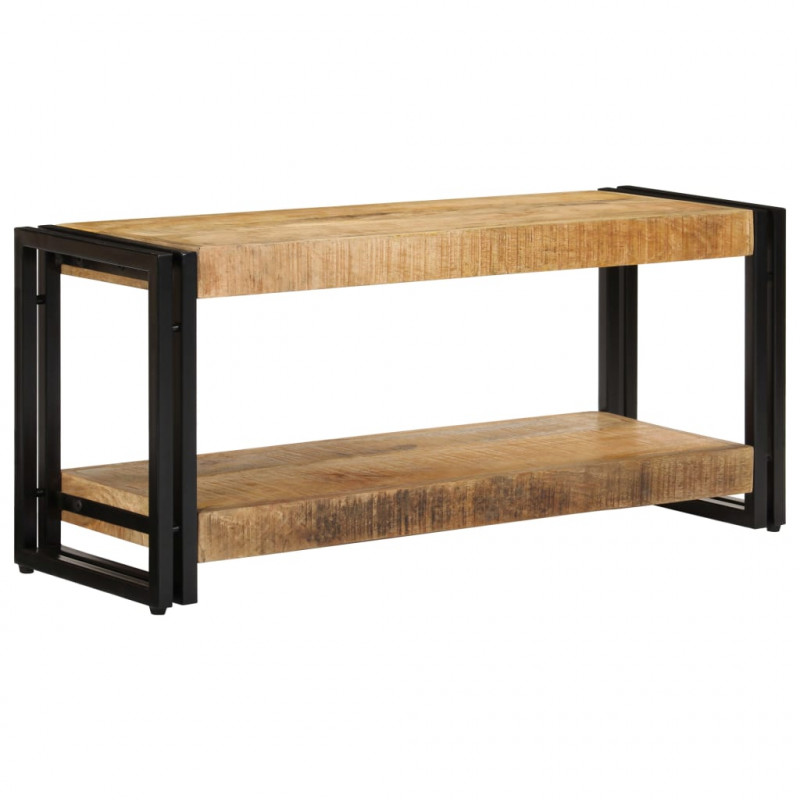 Szafka pod TV, 90x30x40 cm, lite drewno mango