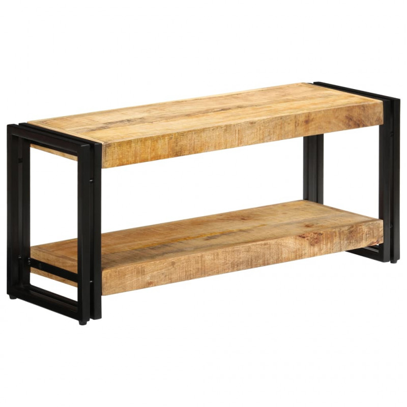 Szafka pod TV, 90x30x40 cm, lite drewno mango