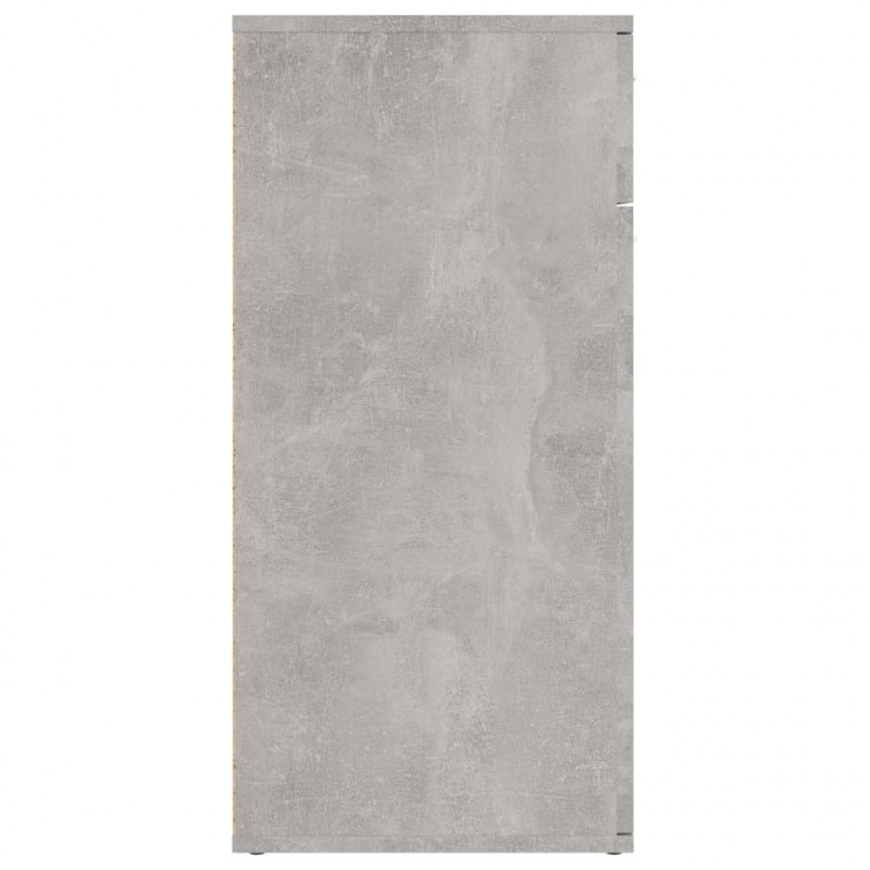Szafka, szarość betonu, 80x36x75 cm, materiał drewnopochodny