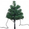 Drzewka do ozdoby ścieżki, 6 szt., ciepłe białe LED, 45 cm, PVC