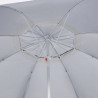 Parasol plażowy ze ściankami bocznymi, zielony, 215 cm
