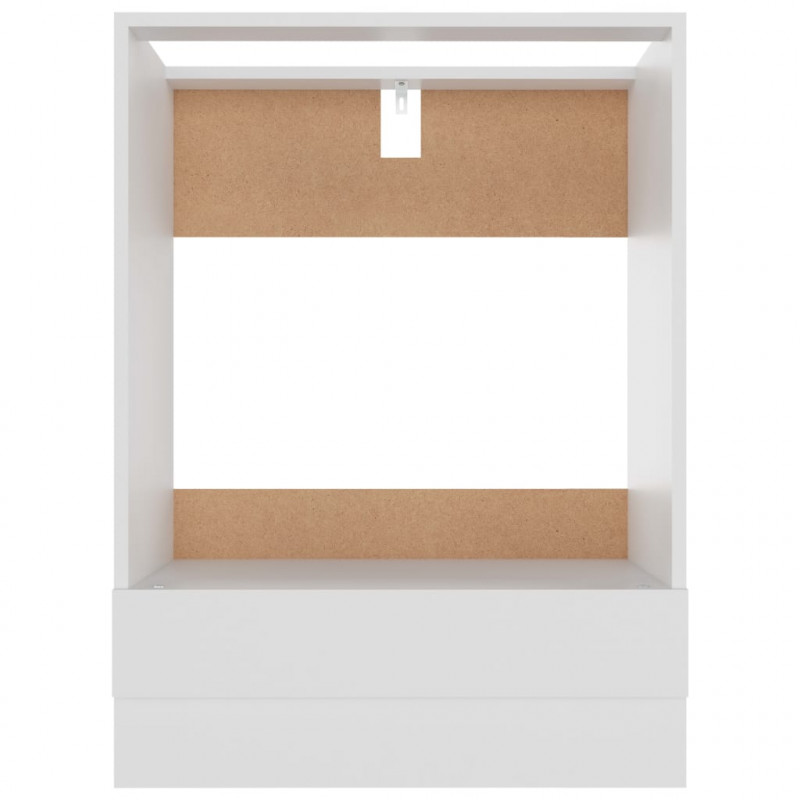 Szafka kuchenna, biała, 60x46x81,5 cm, materiał drewnopochodny
