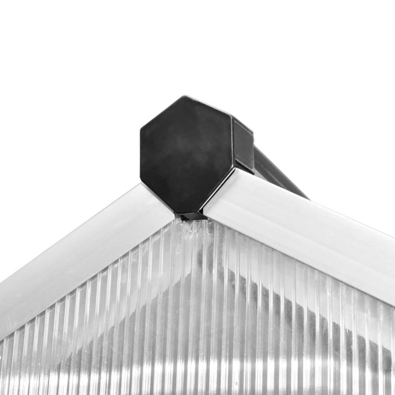 Szklarnia, wzmocnione aluminium, 3,46 m²