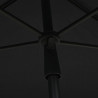 Parasol ogrodowy na słupku, 210x140 cm, antracytowy