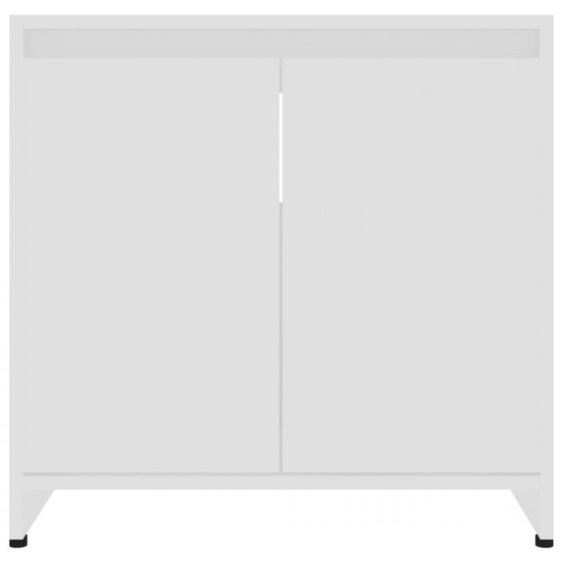 Szafka łazienkowa, biała, 60x33x61 cm, materiał drewnopochodny