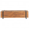 Stojak pod telewizor, 110x30x32,5 cm, lite drewno tekowe