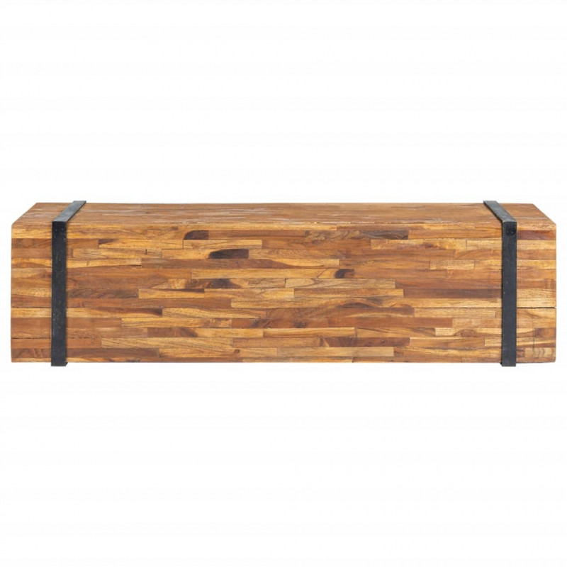 Stojak pod telewizor, 110x30x32,5 cm, lite drewno tekowe