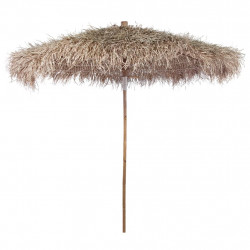 Parasol bambusowy z pokryciem z liści bananowca, 210 cm