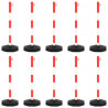 Zestaw słupków z 10-metrowym, plastikowym łańcuchem