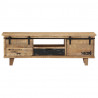 Szafka pod TV, 120x30x40 cm, lite drewno mango