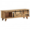 Szafka pod TV, 120x30x40 cm, lite drewno mango