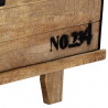 Szafka pod TV, 120x30x40 cm, lite drewno mango