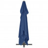 Parasol wiszący z aluminiowym słupkiem, 4x3 m, błękit lazur