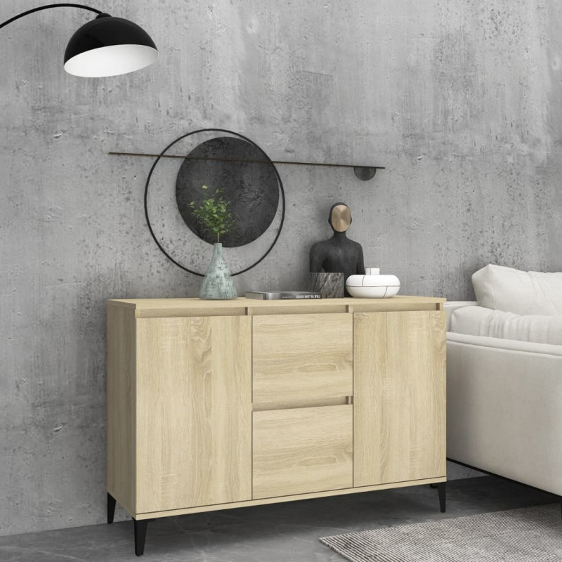 Szafka, dąb sonoma, 104x35x70 cm, materiał drewnopochodny