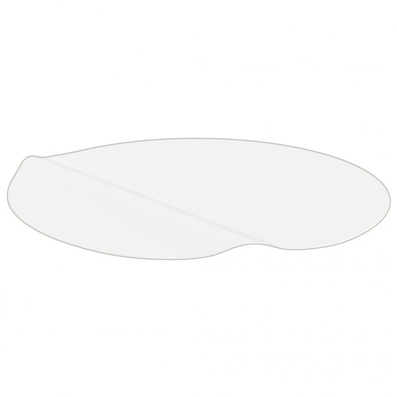 Mata ochronna na stół, przezroczysta, Ø 110 cm, 2 mm, PVC