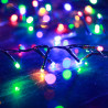 Sznur LED, 400 diod, gęsto rozmieszczone, kolorowe, 13 m, PVC