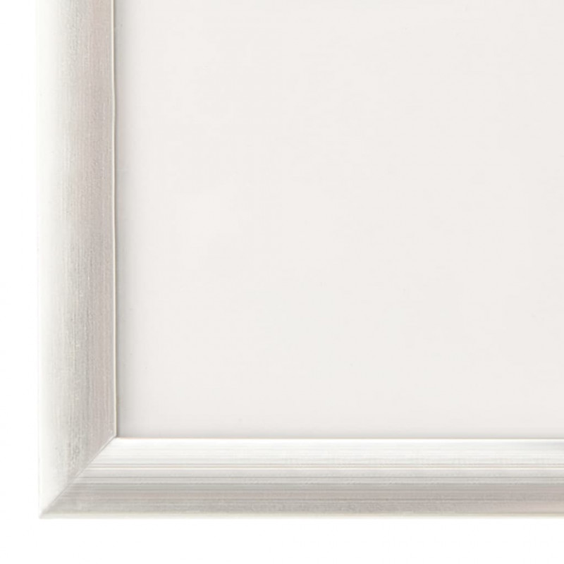 Ramki na zdjęcia, 3 szt., stołowe, srebrne, 13x18 cm, MDF