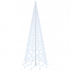 Choinka z kołkiem gruntowym, 3000 zimnych białych LED, 800 cm
