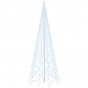 Choinka z kołkiem gruntowym, 3000 zimnych białych LED, 800 cm