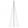 Choinka z kołkiem gruntowym, 3000 zimnych białych LED, 800 cm