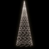 Choinka z kołkiem gruntowym, 3000 zimnych białych LED, 800 cm