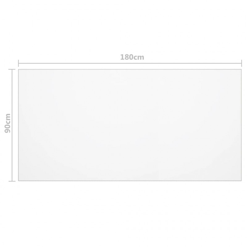 Mata ochronna na stół, matowa, 180x90 cm, 2 mm, PVC