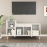 Szafka pod TV, biała, 100x35x55 cm, materiał drewnopochodny