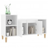 Szafka pod TV, biała, 100x35x55 cm, materiał drewnopochodny