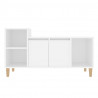 Szafka pod TV, biała, 100x35x55 cm, materiał drewnopochodny