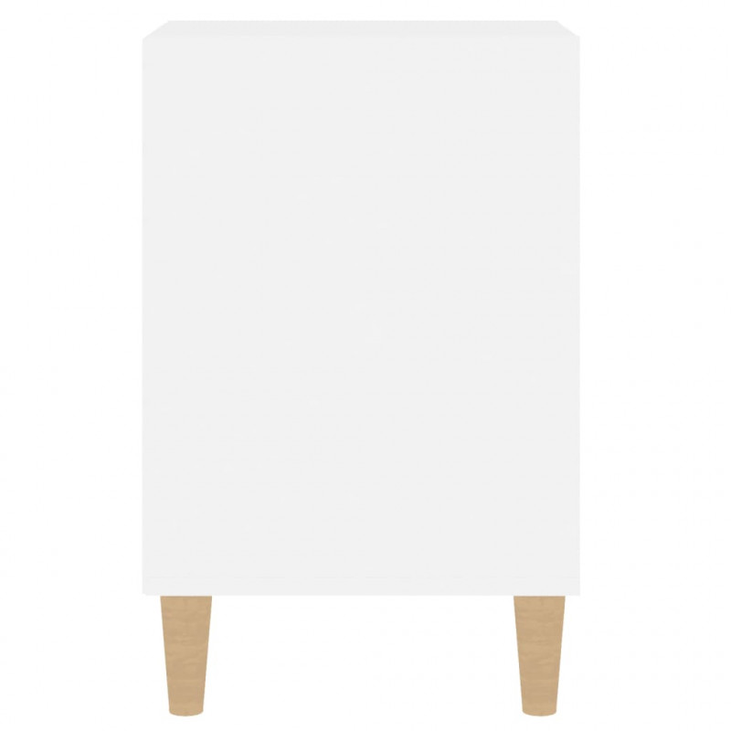 Szafka pod TV, biała, 100x35x55 cm, materiał drewnopochodny
