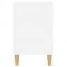 Szafka pod TV, biała, 100x35x55 cm, materiał drewnopochodny