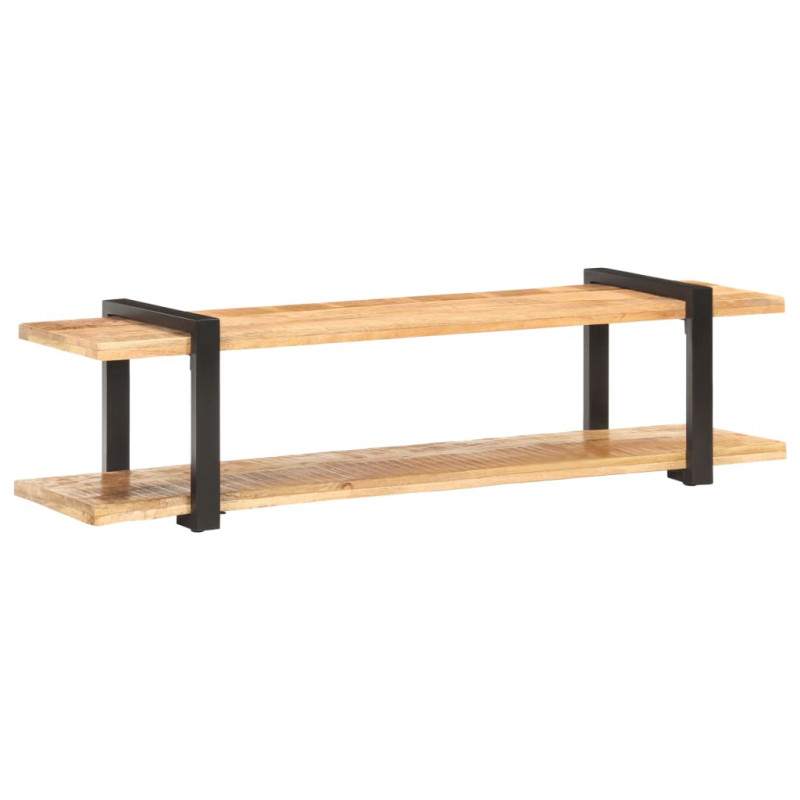 Szafka pod TV, 160x40x40 cm, lite, surowe drewno mango