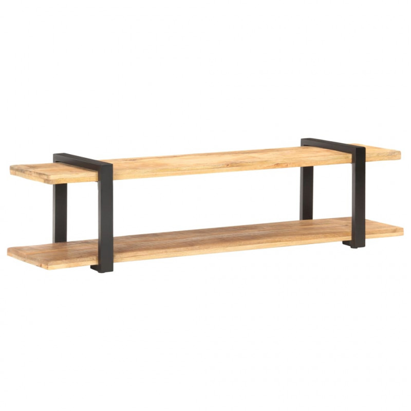 Szafka pod TV, 160x40x40 cm, lite, surowe drewno mango