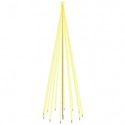 Choinka z kołkiem gruntowym, 732 ciepłe białe LED, 500 cm