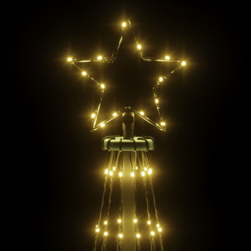 Choinka z kołkiem gruntowym, 732 ciepłe białe LED, 500 cm