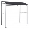 Altanka nad grill, 215x150x220 cm, antracytowa, stal