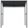 Altanka nad grill, 215x150x220 cm, antracytowa, stal