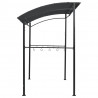 Altanka nad grill, 215x150x220 cm, antracytowa, stal