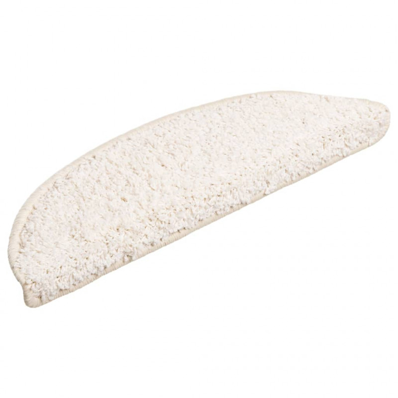 Nakładki na schody, 15 szt., białe, 56 x 17 x 3 cm