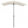 Parasol ogrodowy na słupku, 200x130 cm, piaskowy